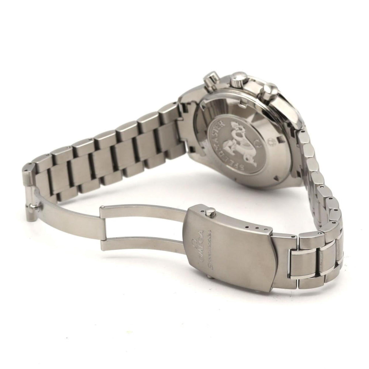 Pre-Owned Omega Speedmaster Day-Date 3220.50 Stainless Steel Automatic Watch
