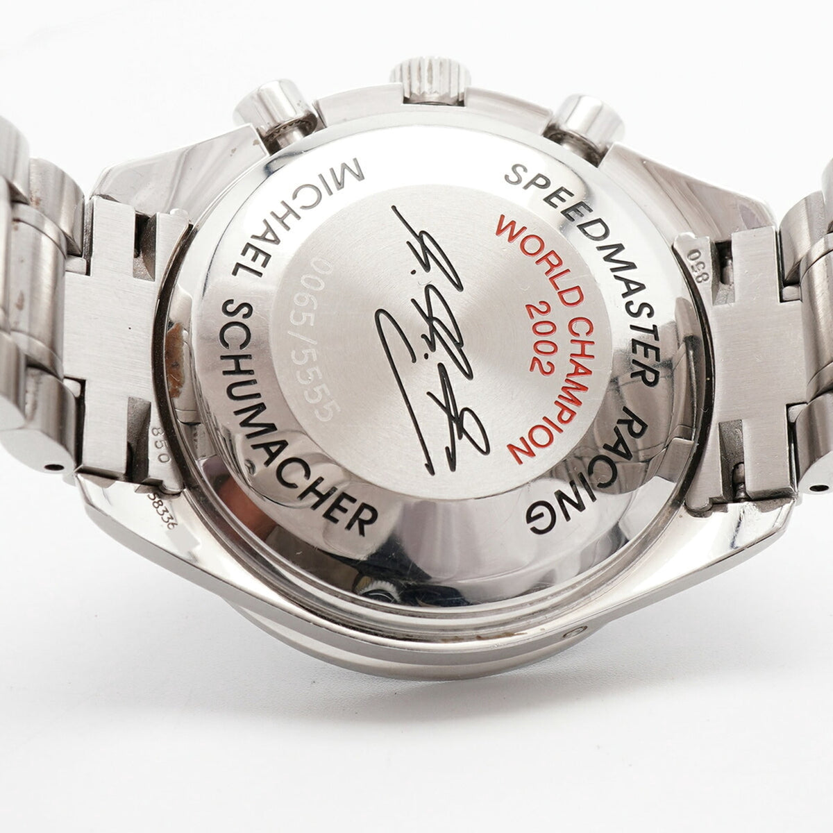 Pre-Owned Omega Speedmaster Racing Schumacher 3529.50 Black Dial Men's Watch