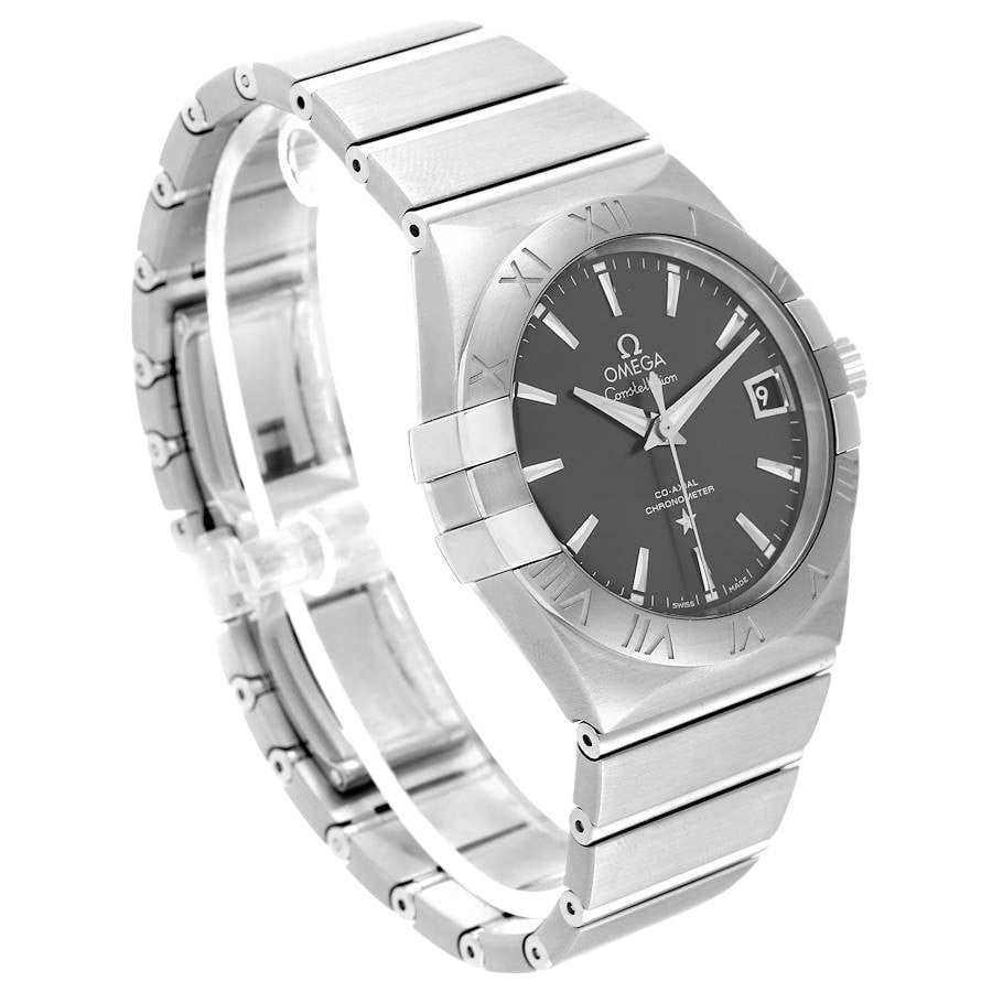 Pre-Owned Omega Constellation Co-Axial 123.10.38.21.06.001 Stainless Steel Mens Watch