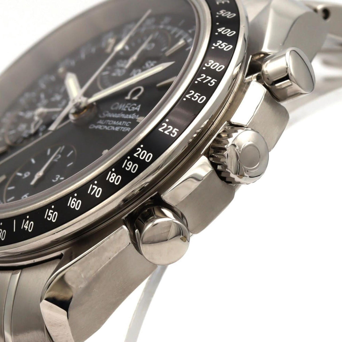 Pre-Owned Omega Speedmaster Day-Date 3220.50 Stainless Steel Automatic Watch