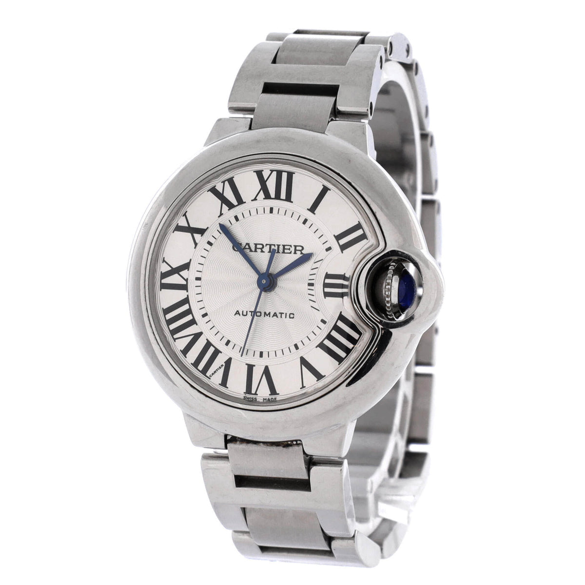 Pre-Owned Ballon Bleu de Cartier Automatic Watch Stainless Steel 33 By Rebag