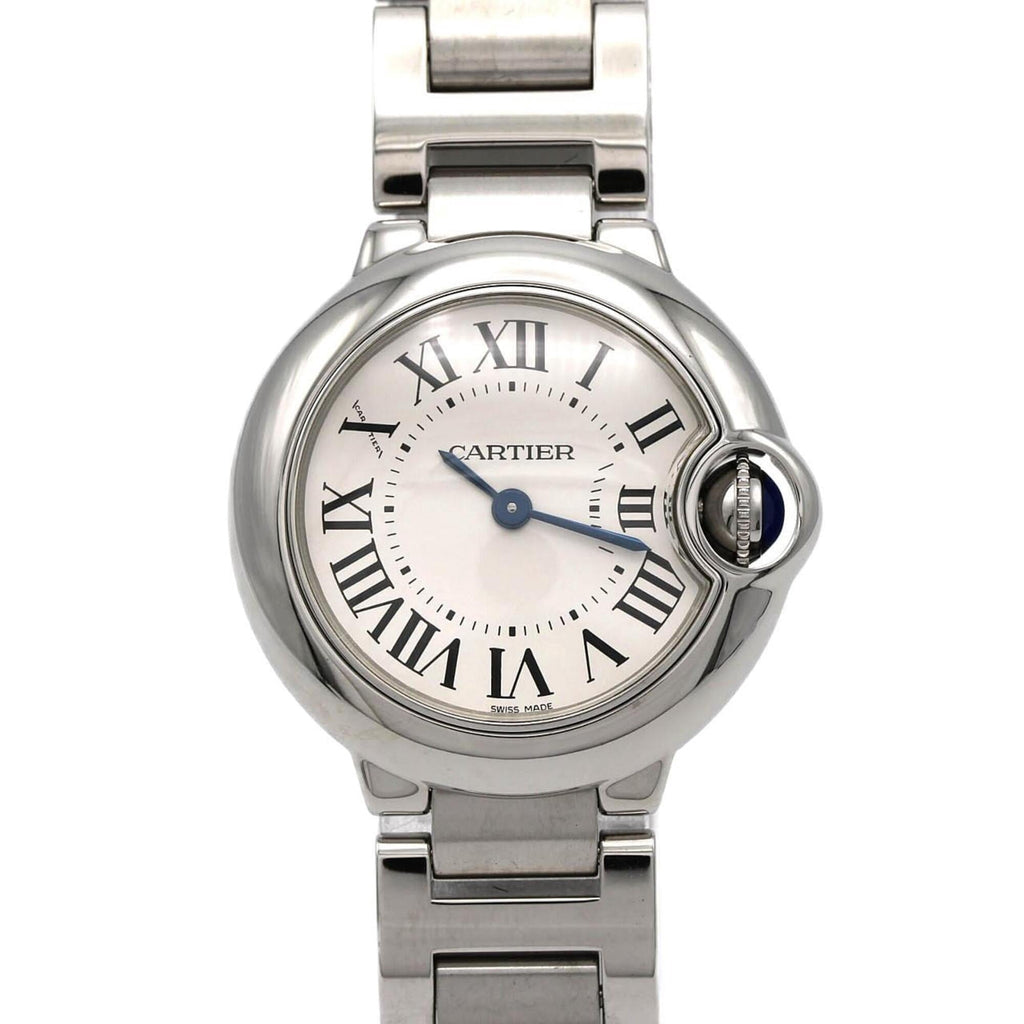 Pre-Owned Cartier Ballon Bleu SM W69010Z4 SS Quartz Watch