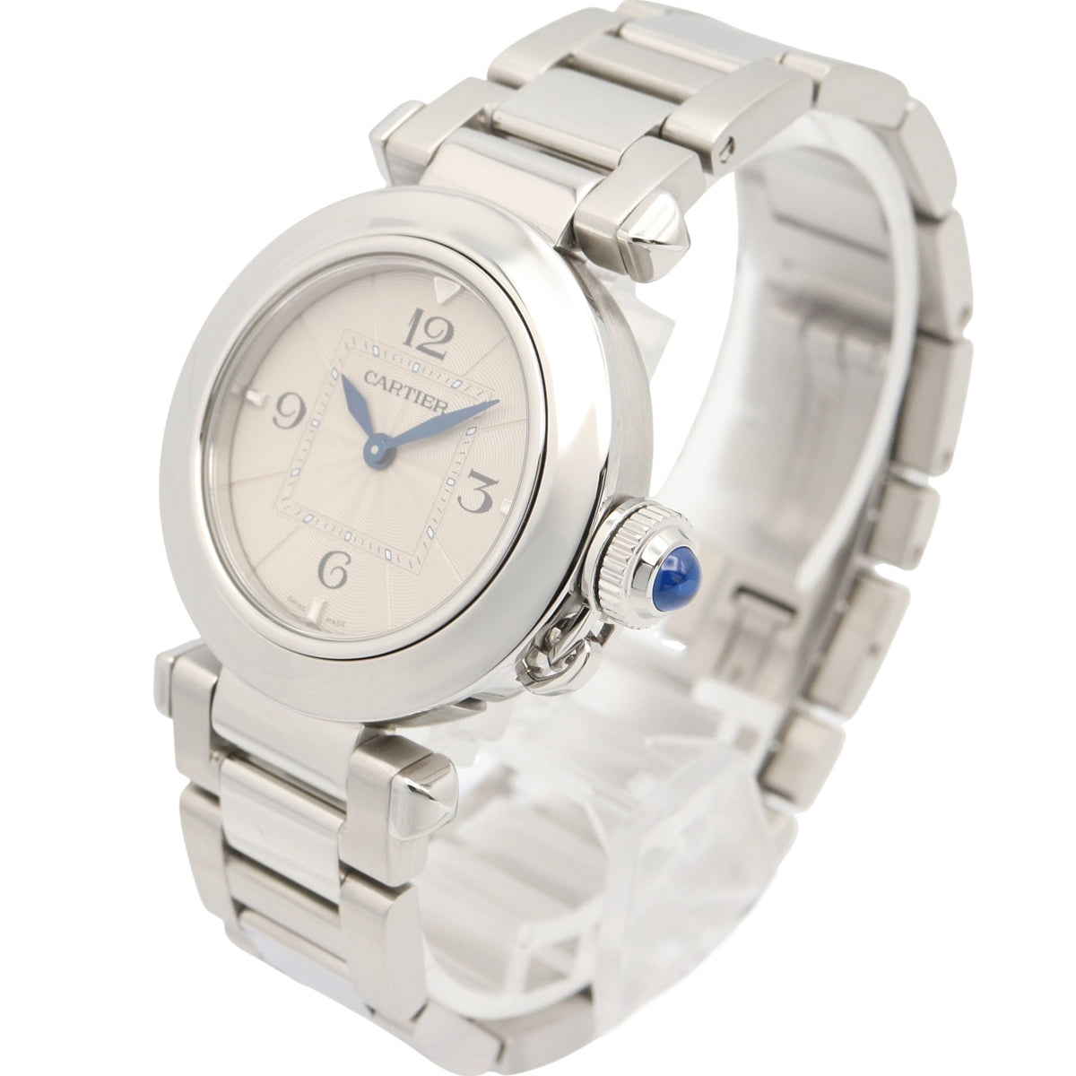 Pre-Owned Cartier Pasha de Women's Stainless Steel Watch, Silver Tone, WSPA0021