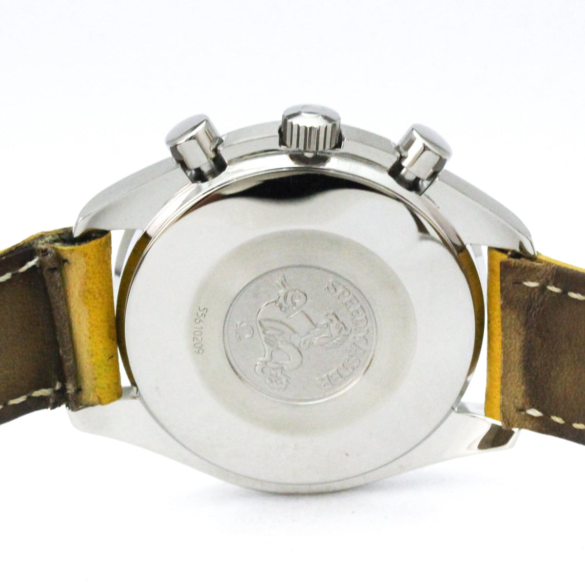 Pre-Owned OMEGA Speedmaster Michael Schumacher Yellow Dial Watch 3510.12 Polished