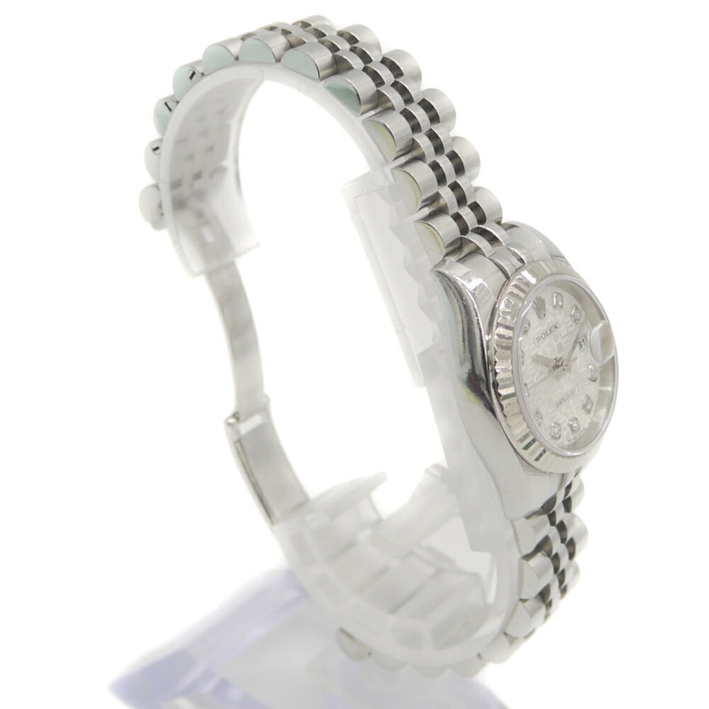 Pre-Owned ROLEX Datejust 179174G (D-serial number), Automatic, 10-diamond setting, Computer...