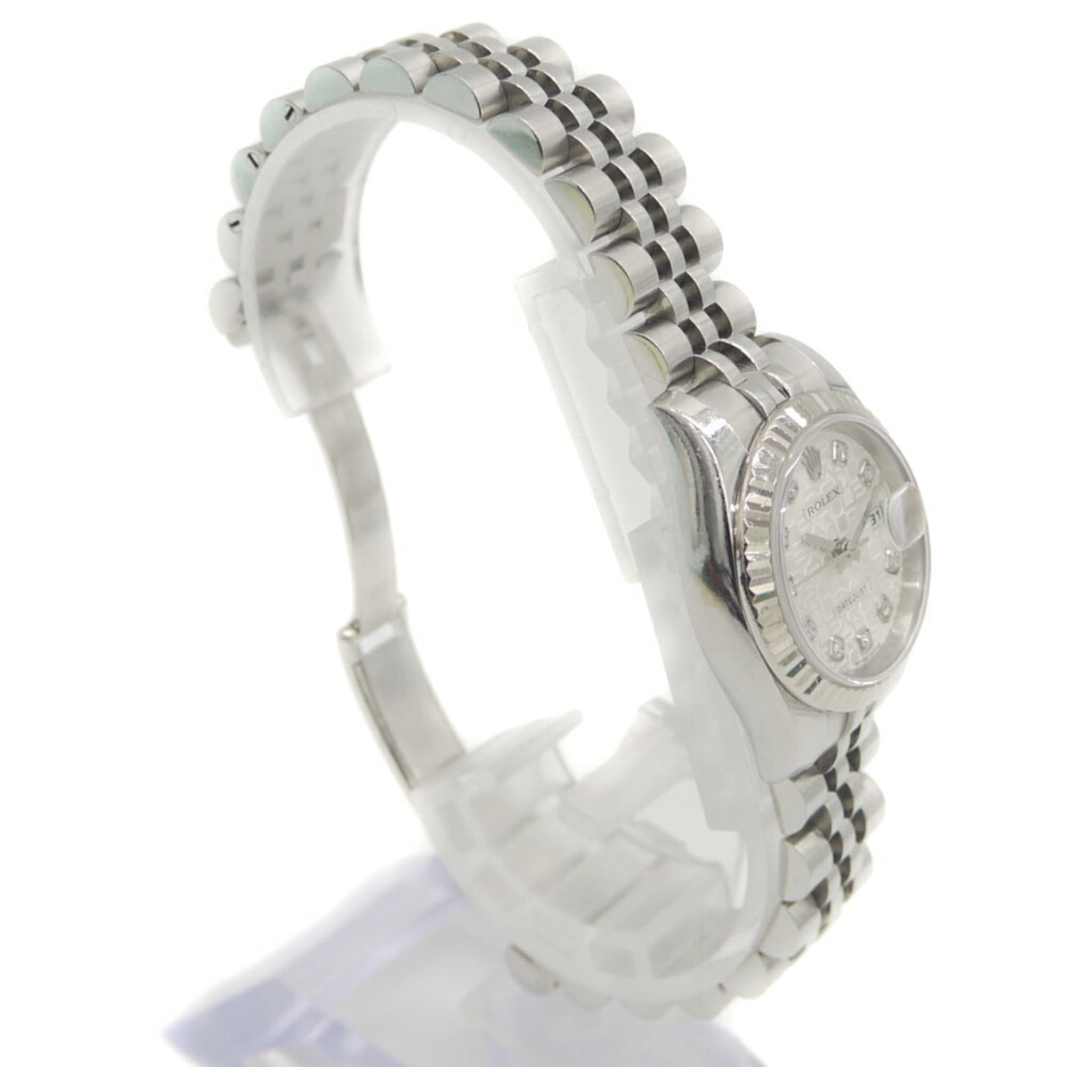 Pre-Owned ROLEX Datejust 179174G (D-serial number), Automatic, 10-diamond setting, Computer...