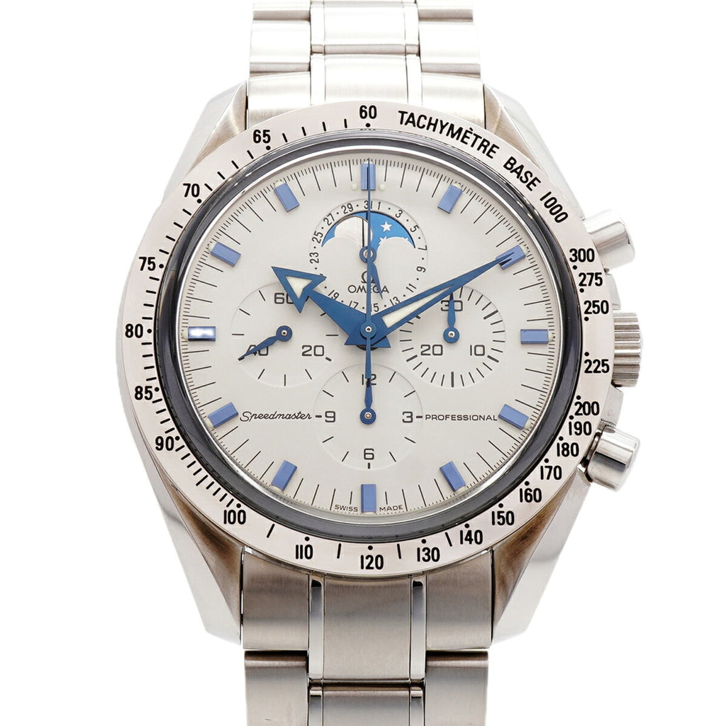 Pre-Owned Omega Speedmaster Professional Moonphase 3575.20 White Dial Men's Watch