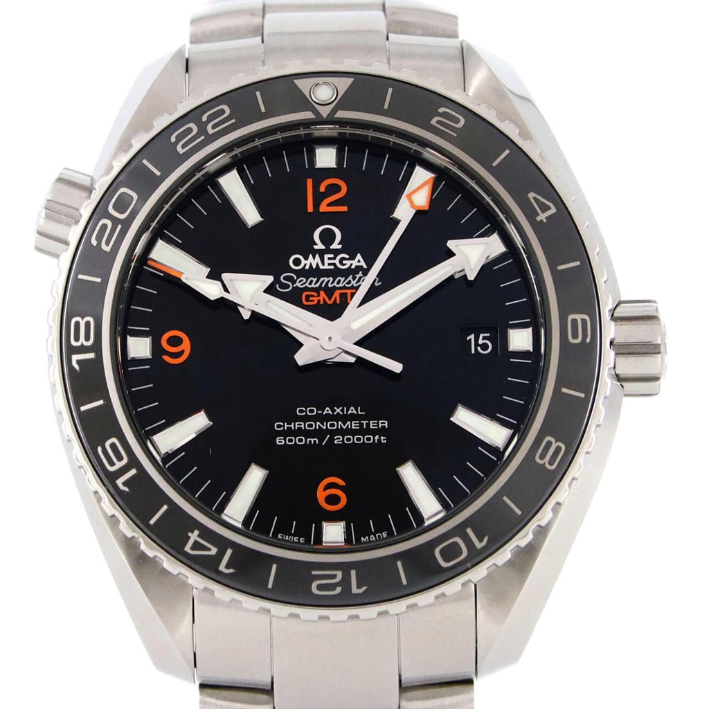 Pre-Owned Omega Planet Ocean GMT 232.30.44.22.01.002 Stainless Steel Automatic Watch