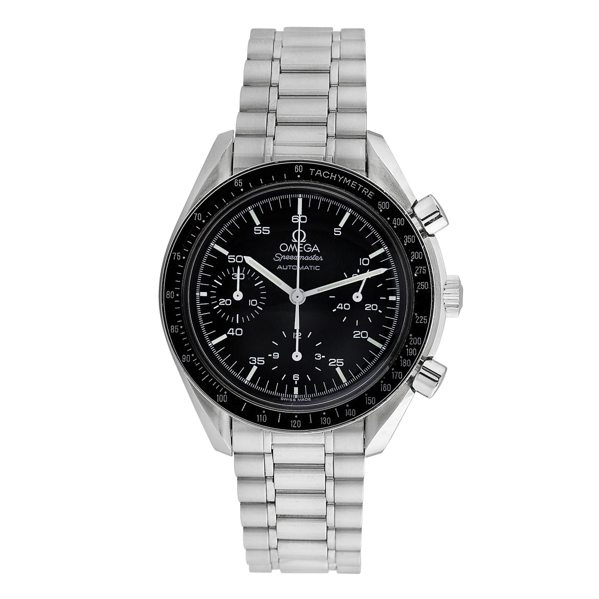 Pre-Owned Omega Men's Speedmaster 39mm Stainless Steel Wristwatch