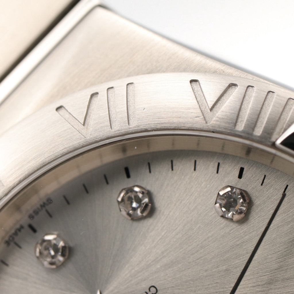 Pre-Owned Omega Constellation Co-Axial 11-Diamond Watch, Stainless Steel, Silver Tone, Men's,...