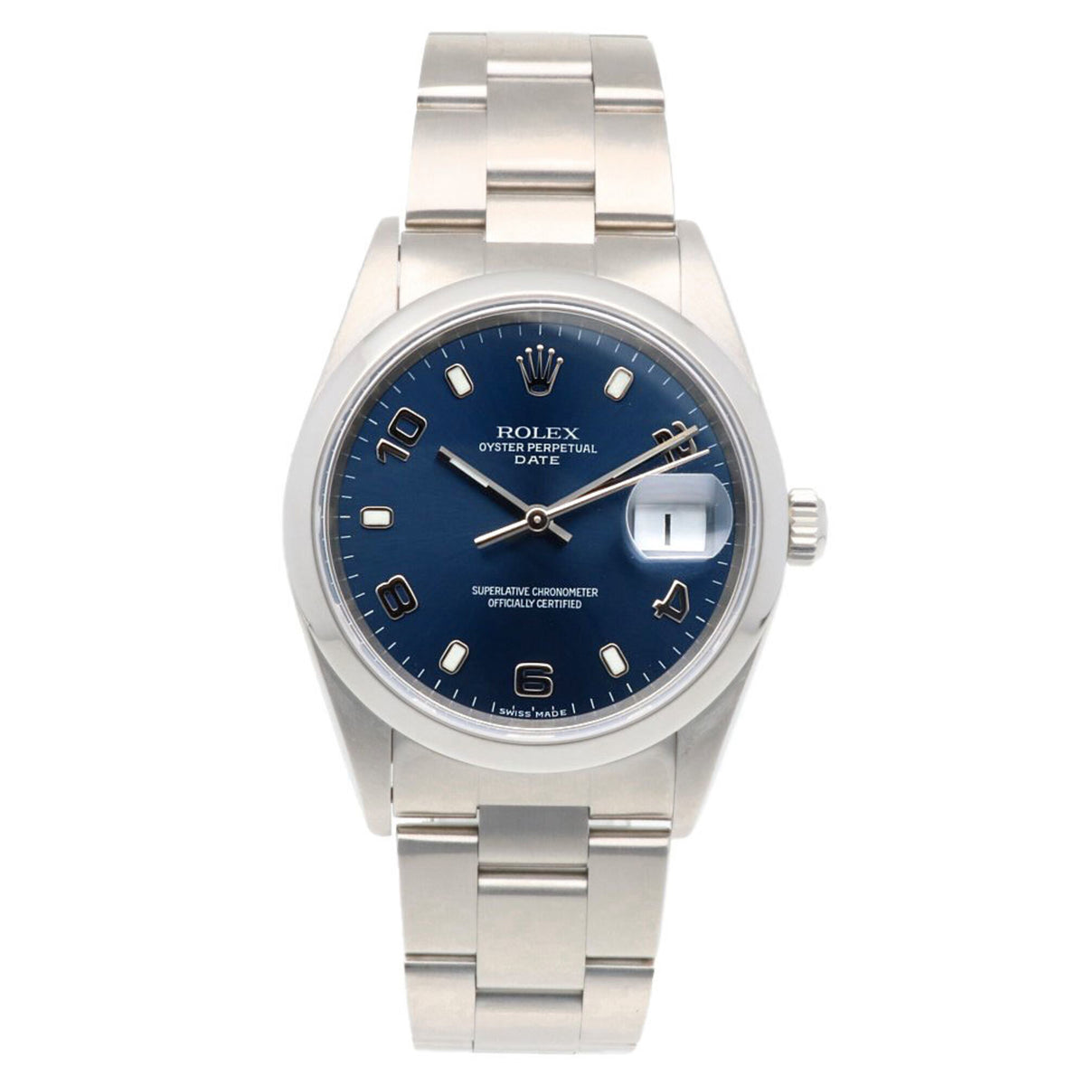 Pre-Owned Rolex Date Oyster Perpetual Watch, Stainless Steel, 15200 Automatic, Overhauled,...