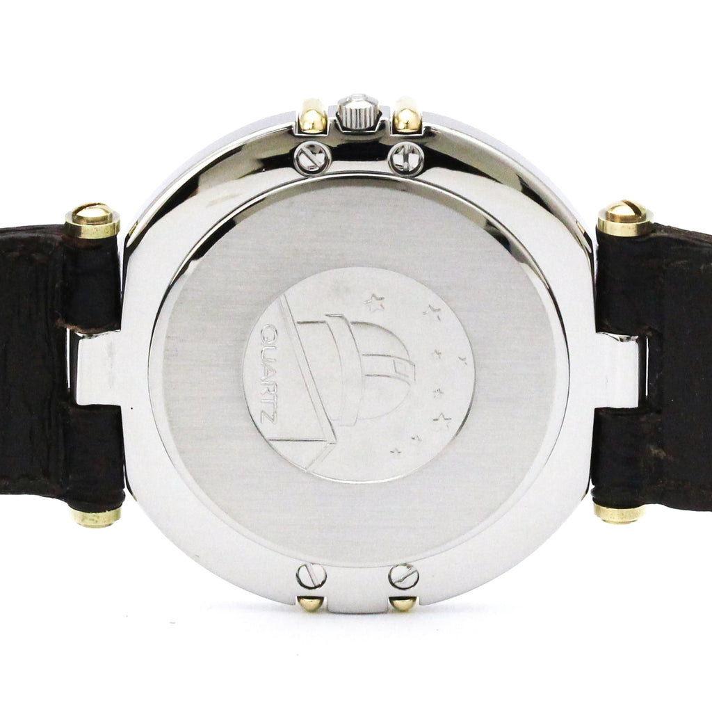 Pre-Owned OMEGA Constellation Date 18K Gold Steel Mens Watch 196.0360 Polished