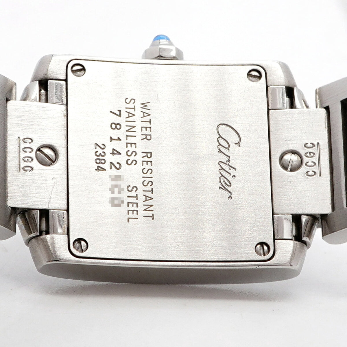 Pre-Owned Cartier Tank Française SM W51008Q3 Ivory Dial Women's Watch