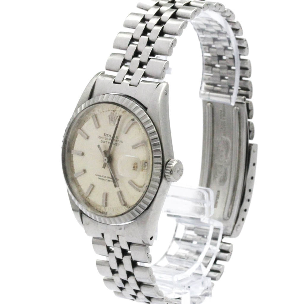 Pre-Owned ROLEX Datejust 1603 Stainless Steel Automatic Mens Watch Vintage