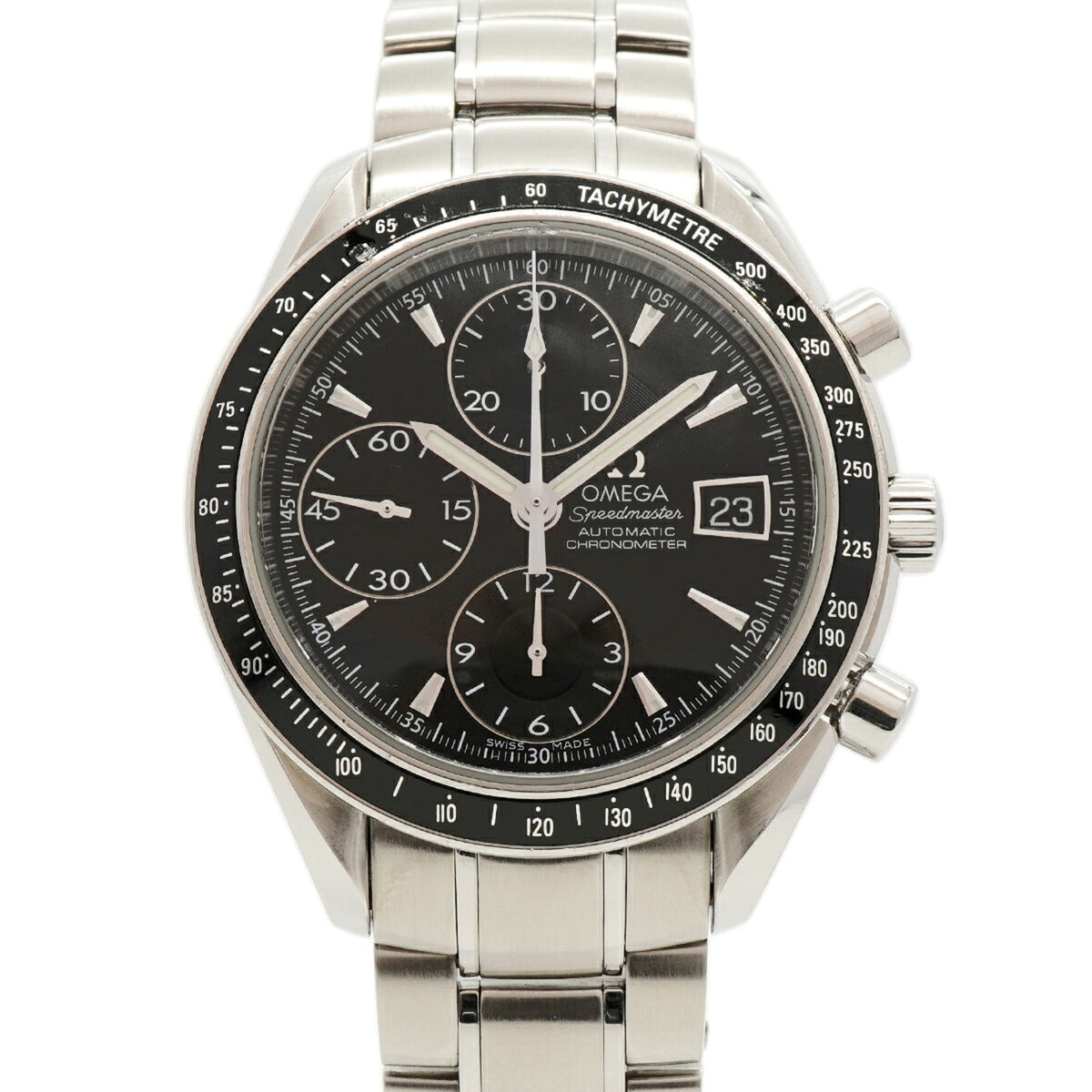 Pre-Owned Omega Speedmaster Date 3210.50 Black Dial Men's Watch