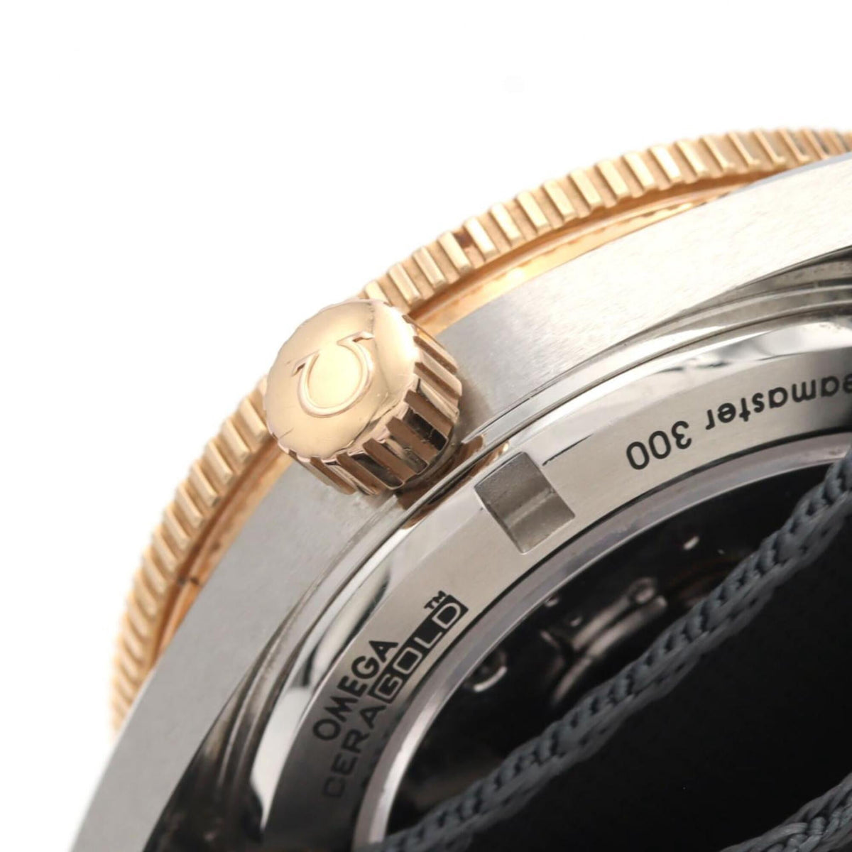 Pre-Owned Omega Seamaster 300 PG Combination 233.20.41.21.10.001 SSxPG Automatic Watch