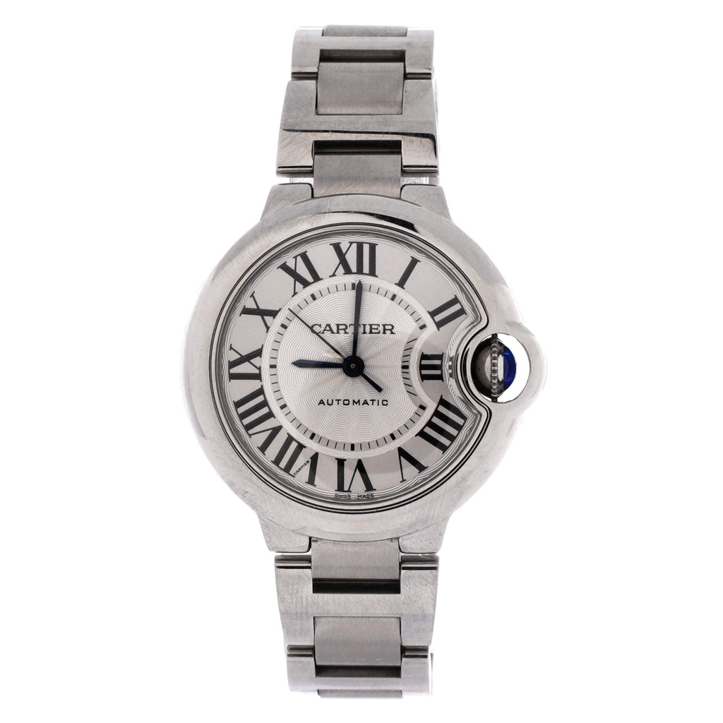 Pre-Owned Ballon Bleu de Cartier Automatic Watch Stainless Steel 33 By Rebag