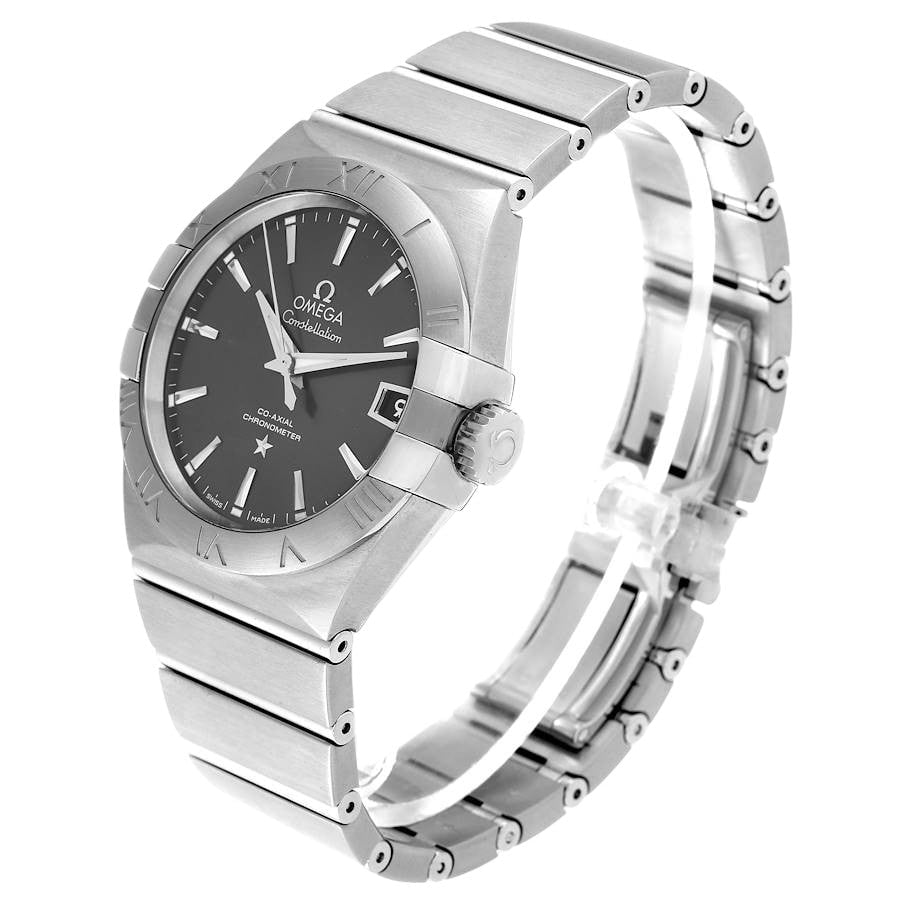 Pre-Owned Omega Constellation Co-Axial 123.10.38.21.06.001 Stainless Steel Mens Watch