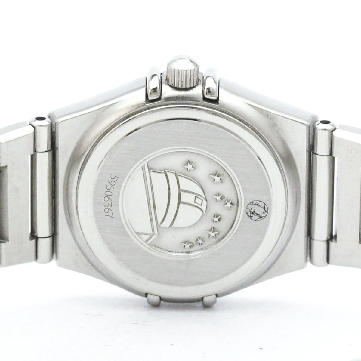 Pre-Owned OMEGA Constellation Diamond Steel Quartz Ladies Watch 1562.36