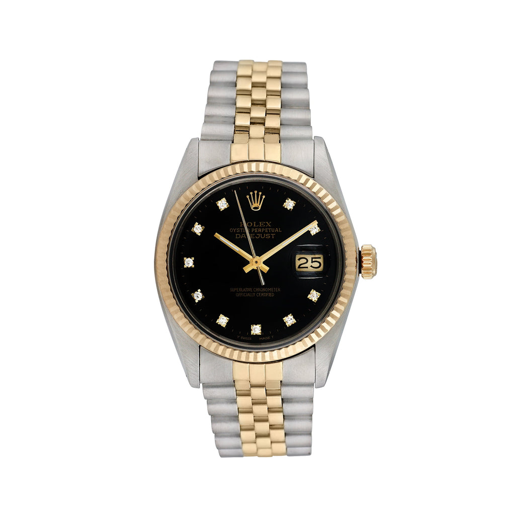 Pre-Owned Rolex Men's Datejust 36mm Yellow gold and Stainless steel Jubilee Wristwatch