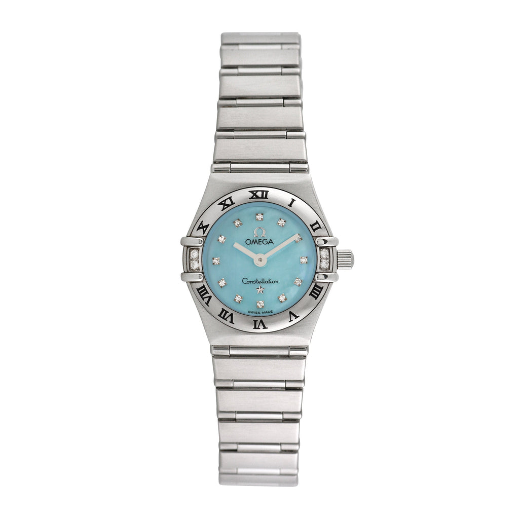 Pre-Owned Omega Women's Constellation 22mm Stainless Steel Wristwatch