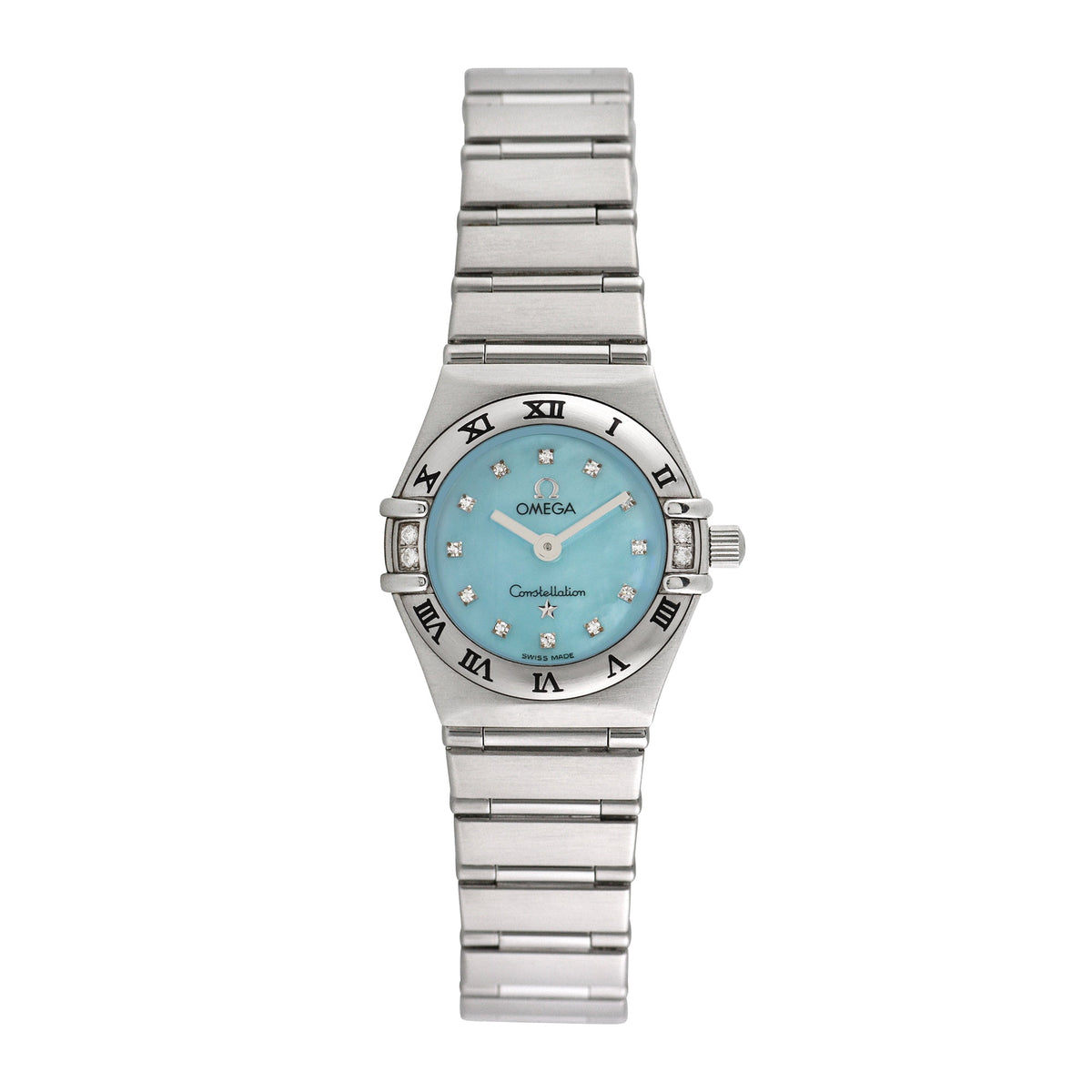 Pre-Owned Omega Women's Constellation 22mm Stainless Steel Wristwatch