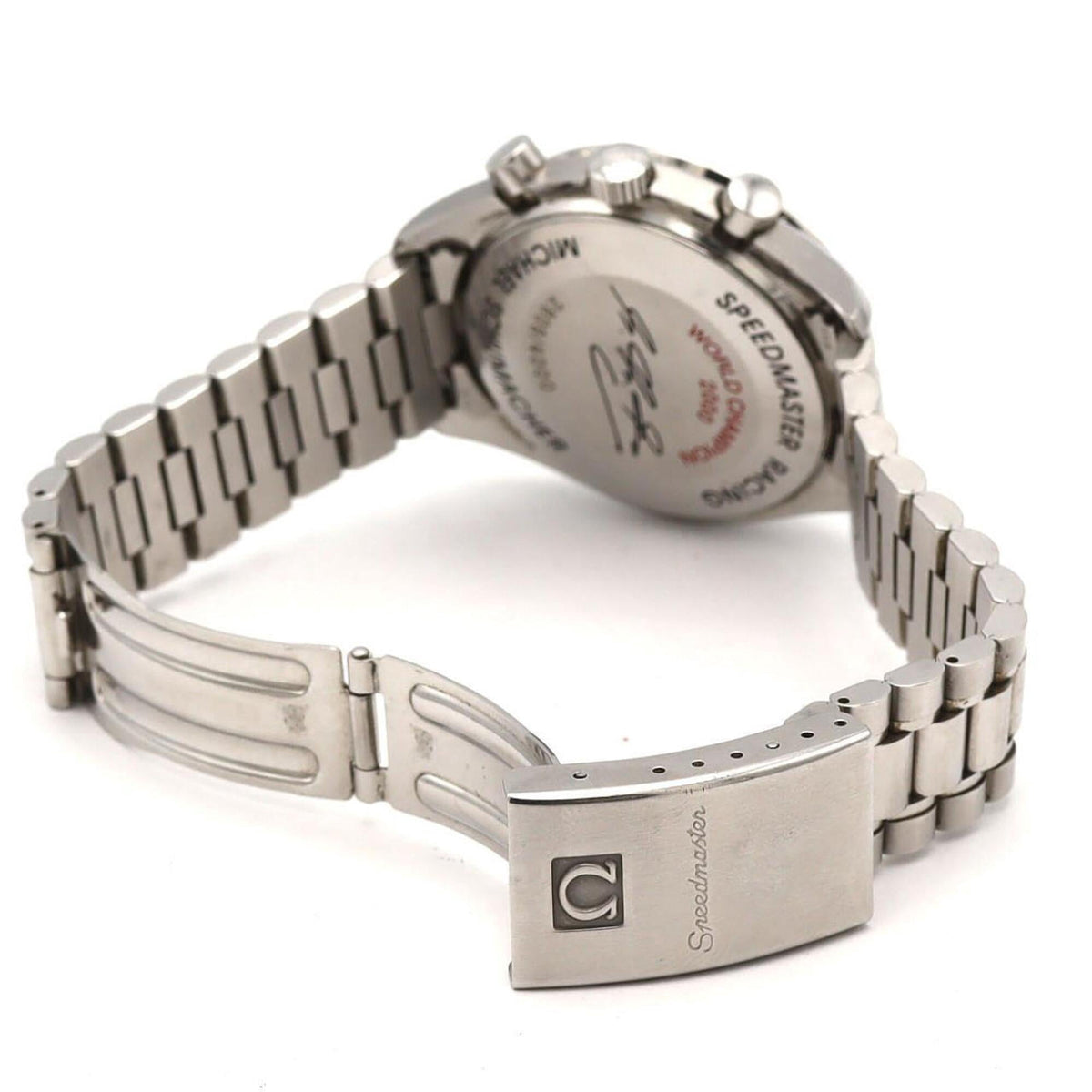 Pre-Owned Omega Speedmaster Racing Michael Schumacher Limited 3517.30 Stainless Steel Automatic...