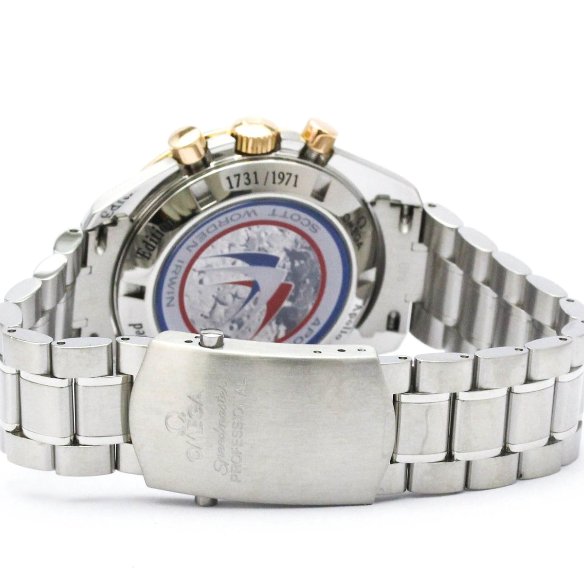 Pre-Owned OMEGA Speedmaster Professional APOLLO 15 LTD Edition Moon Watch 3366.51 Polished
