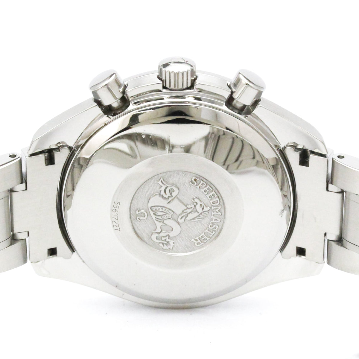 Pre-Owned OMEGA Speedmaster Mark 40Steel Automatic Mens Watch 3520.50 Polished
