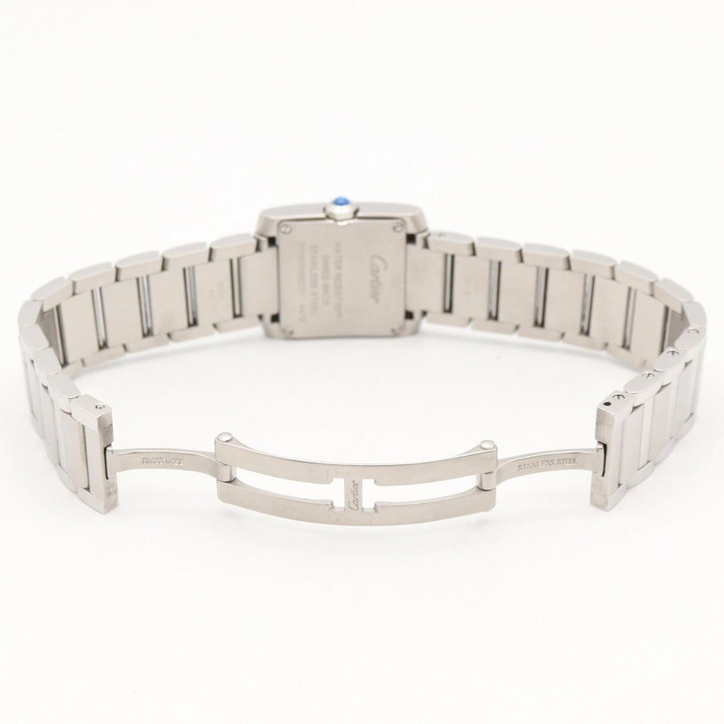 Pre-Owned Cartier Tank Française SM Watch, Stainless Steel, Ladies, Silver Tone, WSTA0065