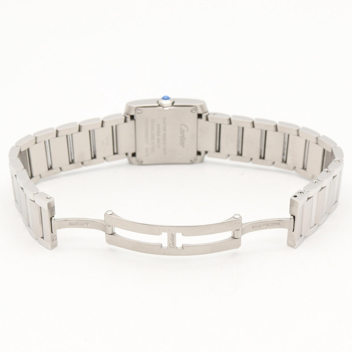 Pre-Owned Cartier Tank Française SM Watch, Stainless Steel, Ladies, Silver Tone, WSTA0065