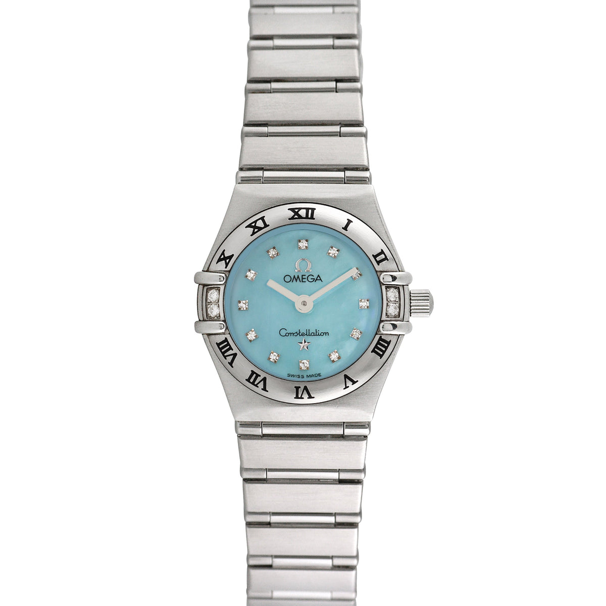 Pre-Owned Omega Women's Constellation 22mm Stainless Steel Wristwatch