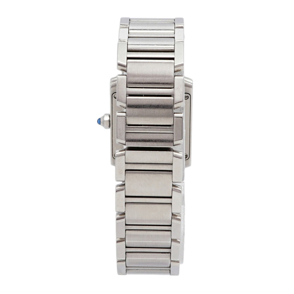 Pre-Owned Cartier Tank Française SM W51008Q3 Ivory Dial Women's Watch