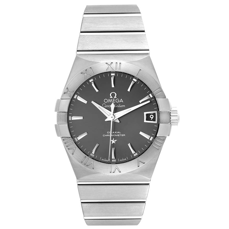 Pre-Owned Omega Constellation Co-Axial 123.10.38.21.06.001 Stainless Steel Mens Watch