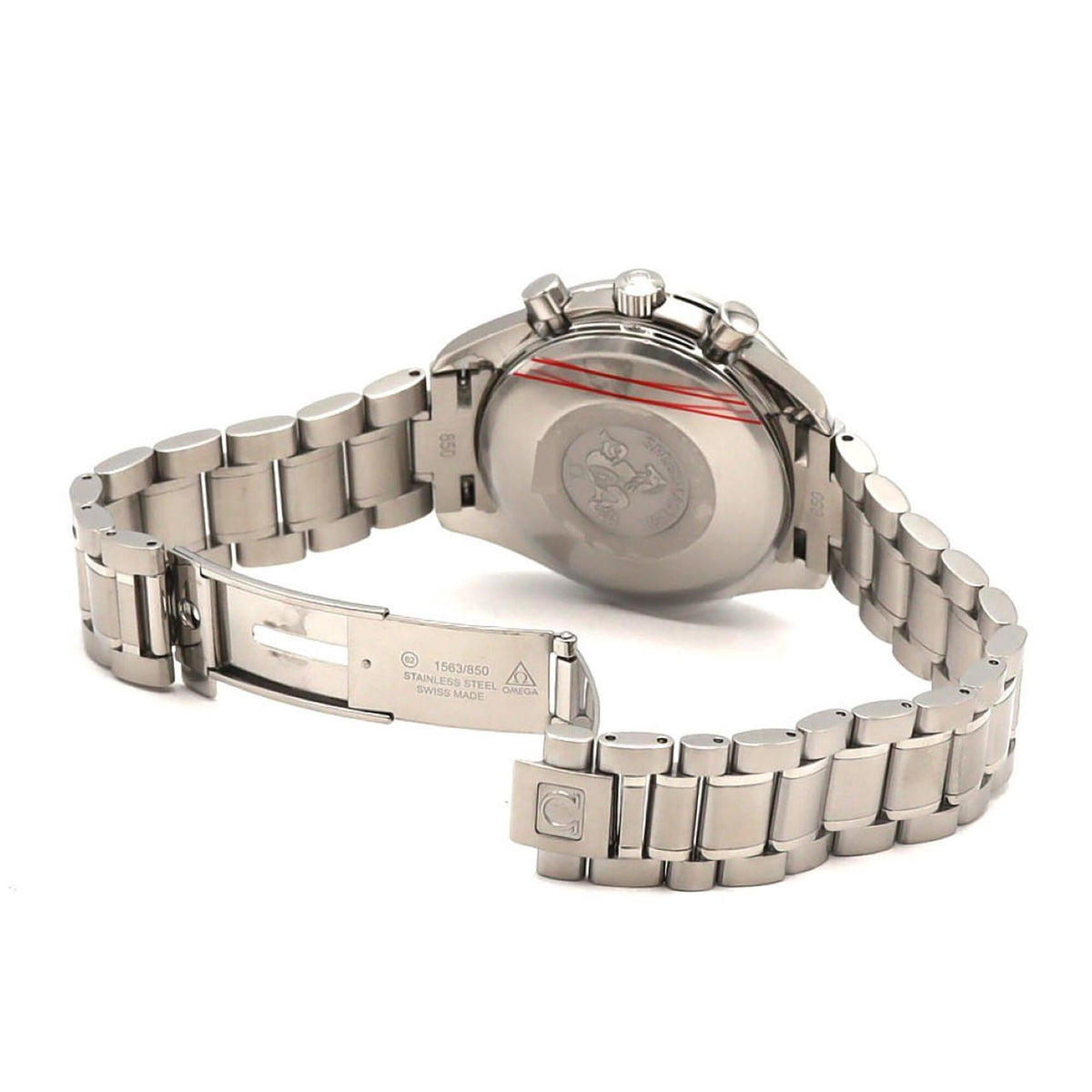 Pre-Owned Omega Speedmaster Date 3513.50 Stainless Steel Automatic Watch