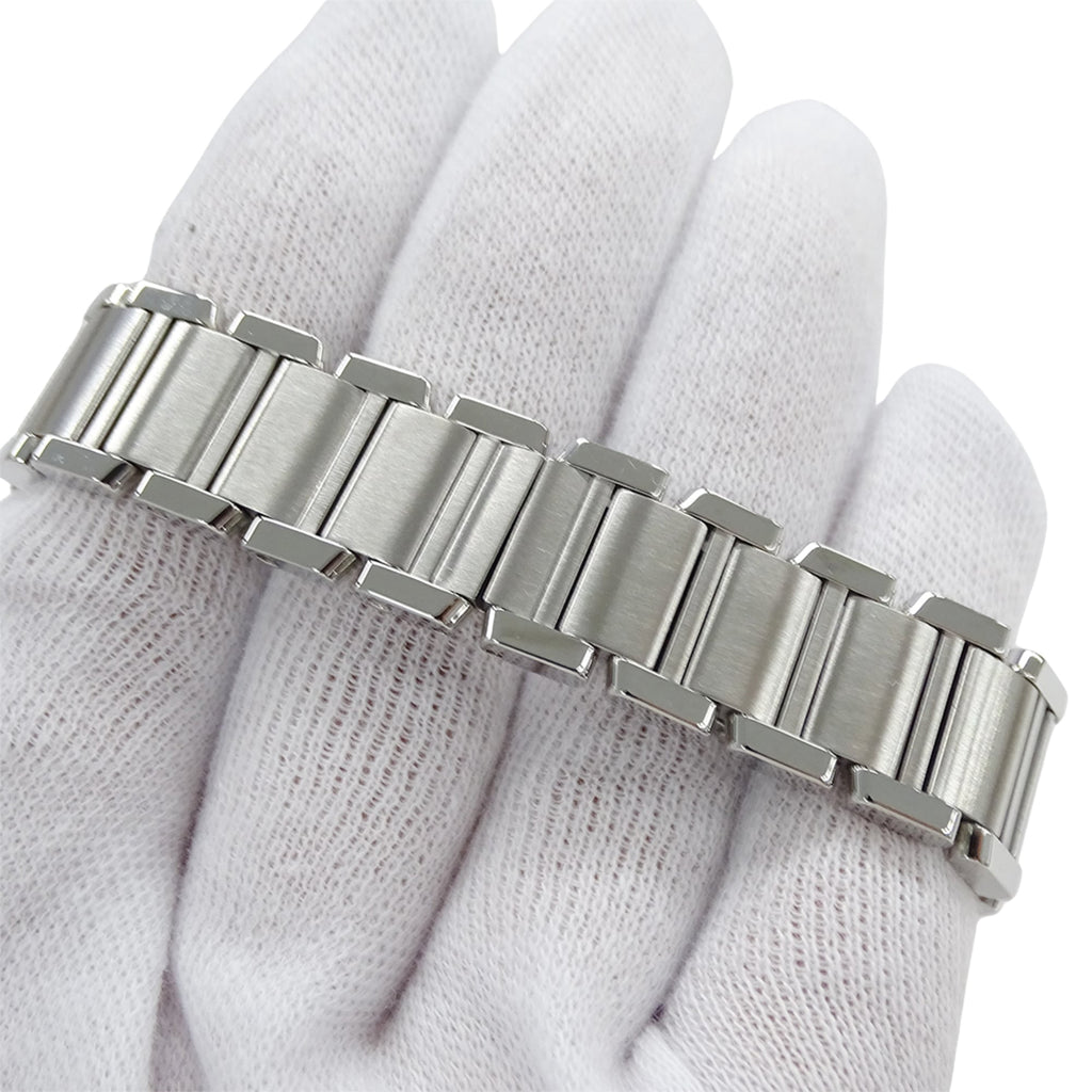 Pre-Owned Cartier women's watch, Tank Française SM, quartz movement, stainless steel (SS),...