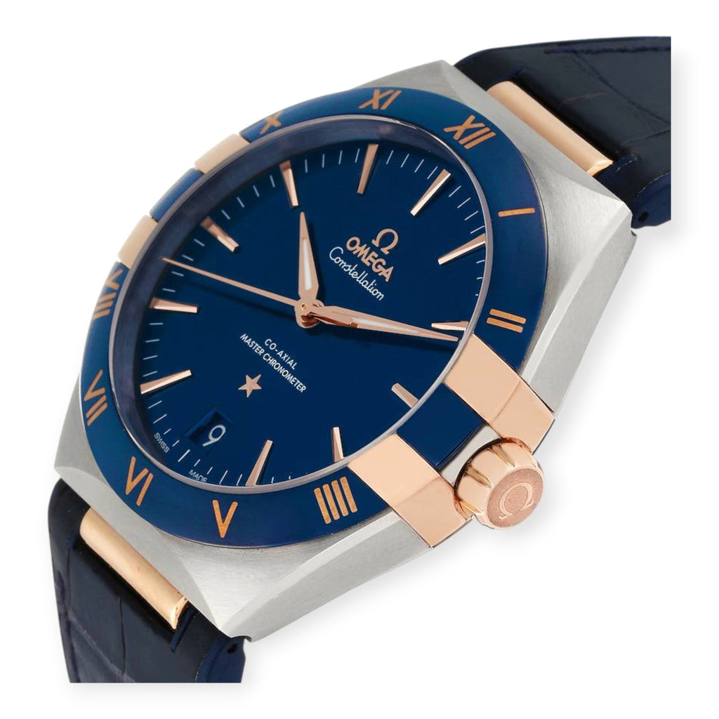 Pre-Owned Omega Constellation 41mm 131.23.41.21.03.001 Steel Rose Gold Mens Watch