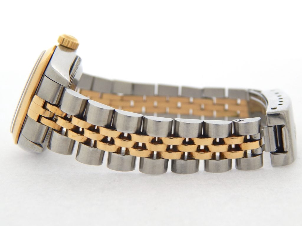 Pre-Owned Ladies Rolex Two-Tone 18K/SS Oyster Perpetual Champagne 76243