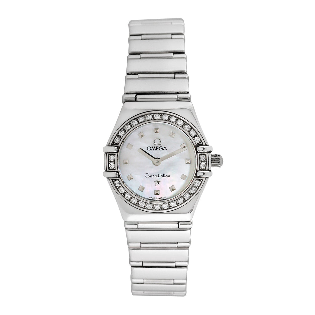 Pre-Owned Omega Women's Constellation 22mm Stainless Steel Wristwatch