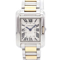Pre-Owned Cartier Tank Anglaise SM W5310036 Silver Dial Women's Watch