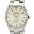Pre-Owned ROLEX Oyster Perpetual 1007 Steel Automatic Mens Watch Vintage
