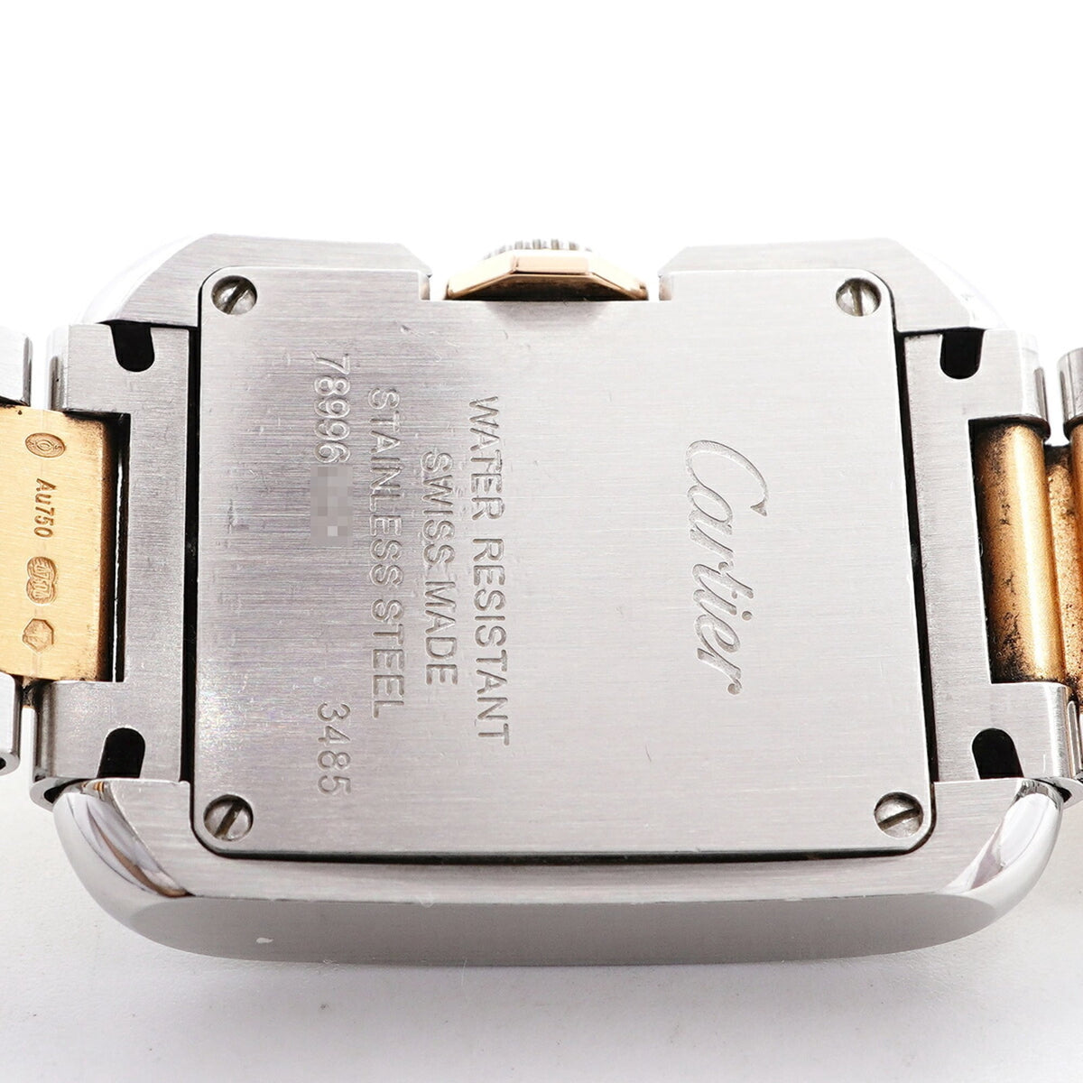 Pre-Owned Cartier Tank Anglaise SM W5310036 Silver Dial Women's Watch