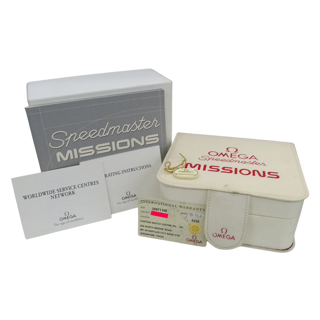 Pre-Owned Omega Speedmaster 3597.11.00 Men's Watch, Brand: Missions Apollo Chronograph, Manual...