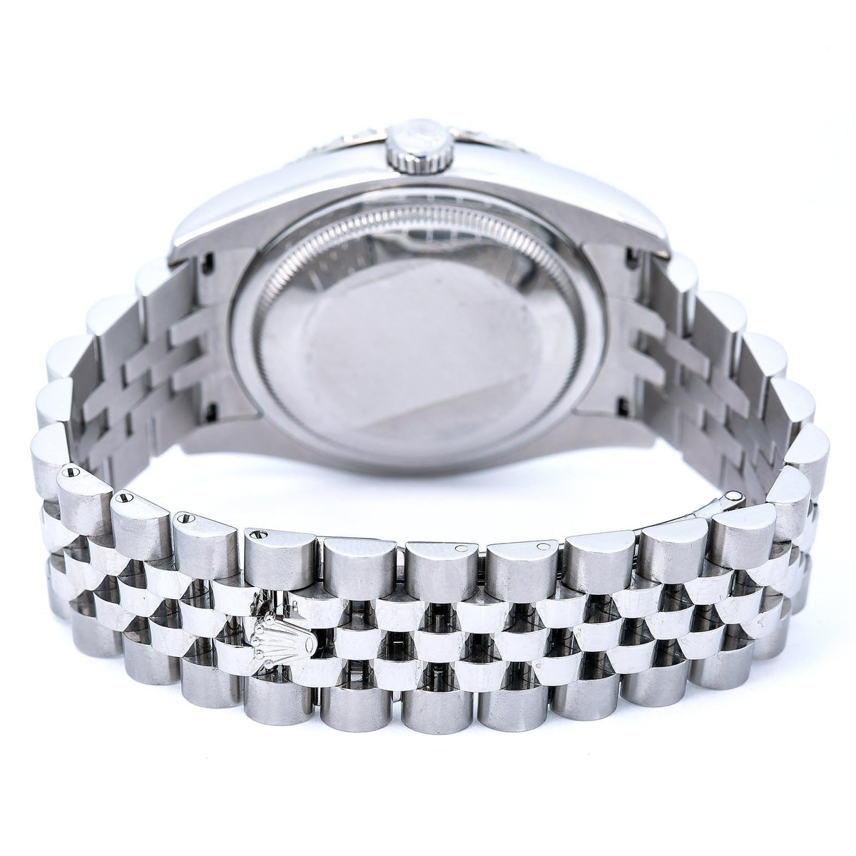 Pre-Owned Rolex Datejust 36MM 116234 Ice Blue Roman Diamond Dial Diamond Bezel Stainless Steel Jubilee Bracelet