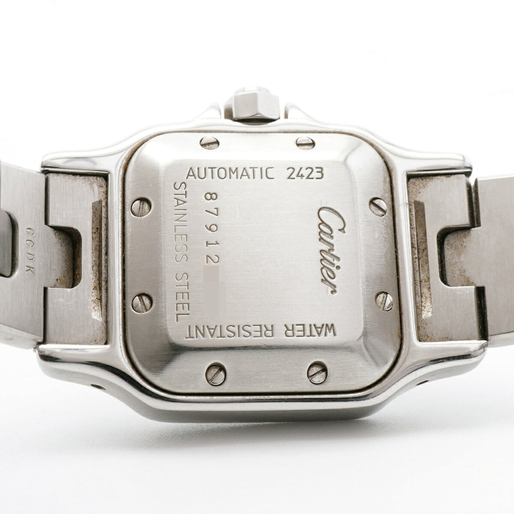 Pre-Owned Cartier Santos Galbee SM W20044D6 Silver Dial Women's Watch