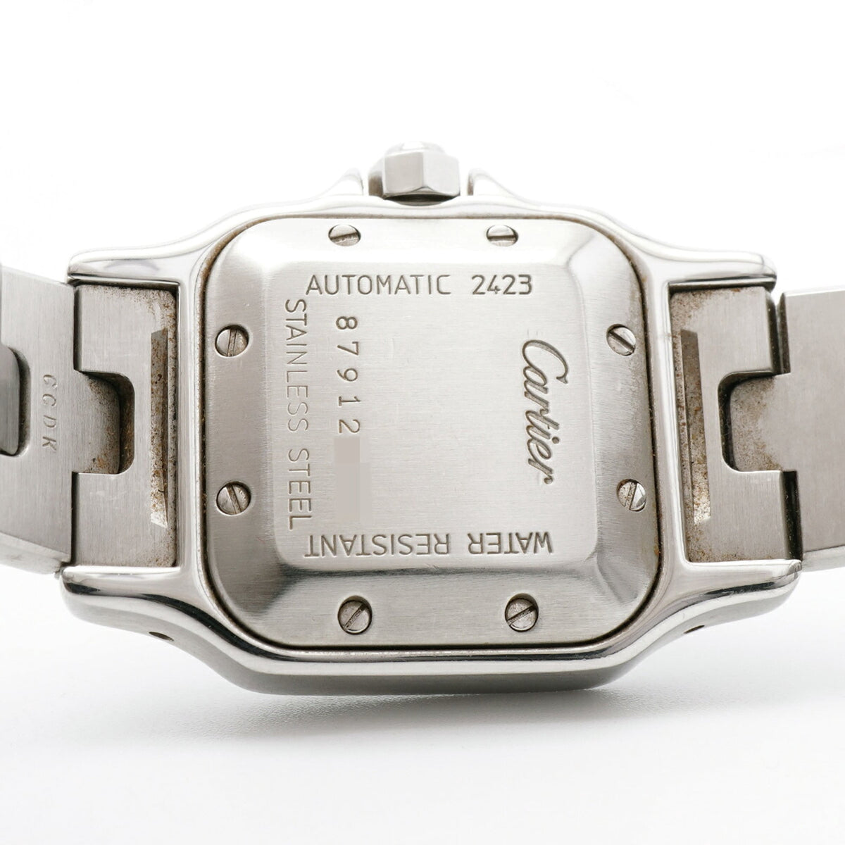 Pre-Owned Cartier Santos Galbee SM W20044D6 Silver Dial Women's Watch