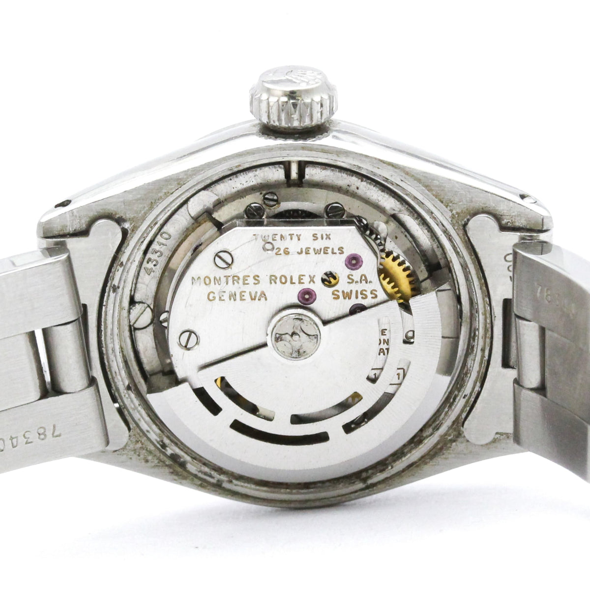 Pre-Owned ROLEX Oyster Perpetual Steel Automatic Ladies Watch 6618 Vintage