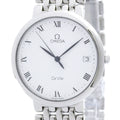 Pre-Owned OMEGA De Ville Quartz Stainless Steel Mens Watch 7520.23 Polished