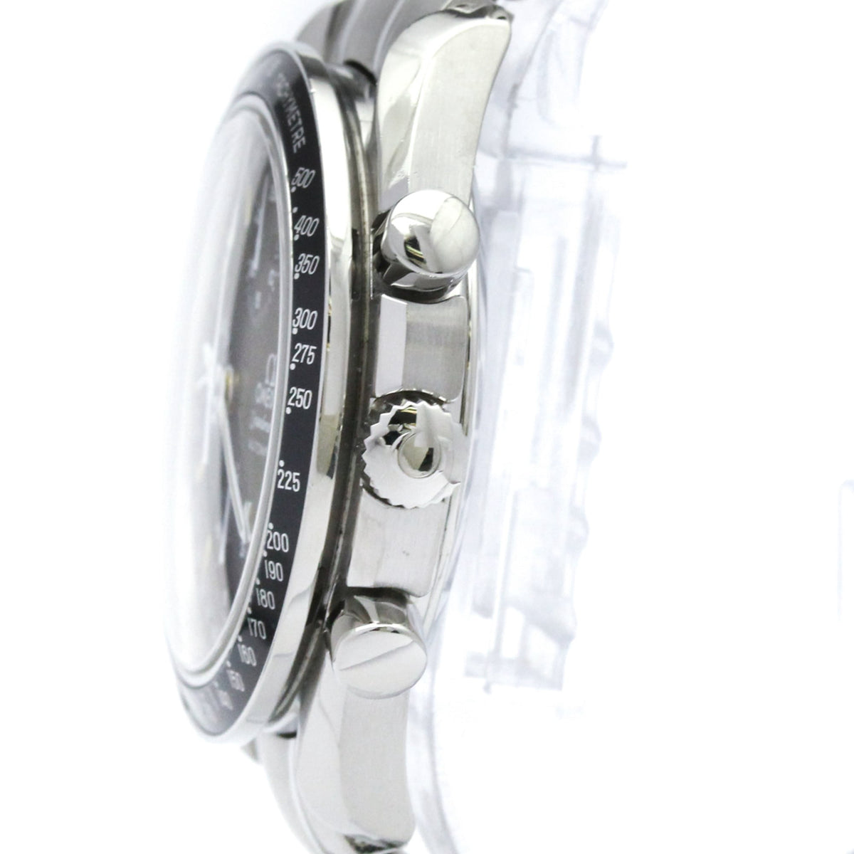 Pre-Owned OMEGA Speedmaster Mark 40Steel Automatic Mens Watch 3520.50 Polished