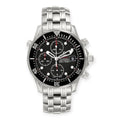 Pre-Owned Omega Seamaster Chronograph 213.30.42.40.01.001 Black Dial Steel Mens Watch